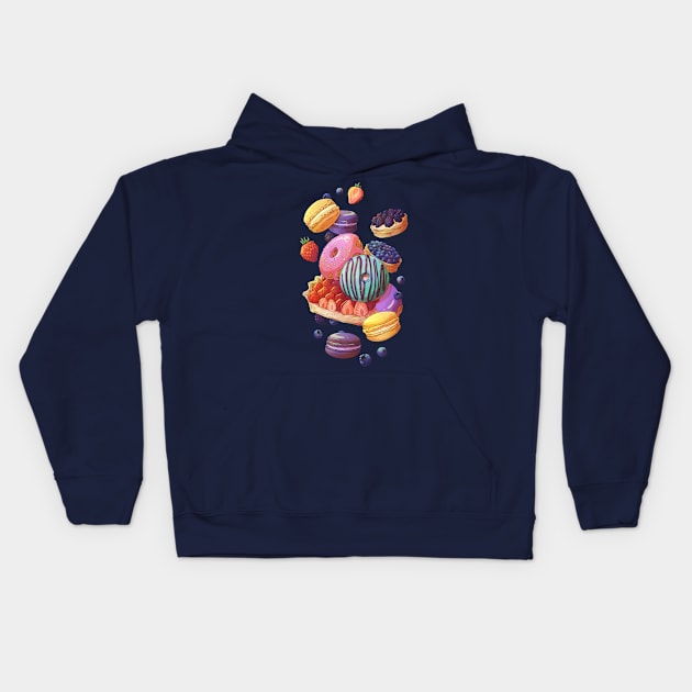 Sweet Treats Kids Hoodie by Victoria Hamre